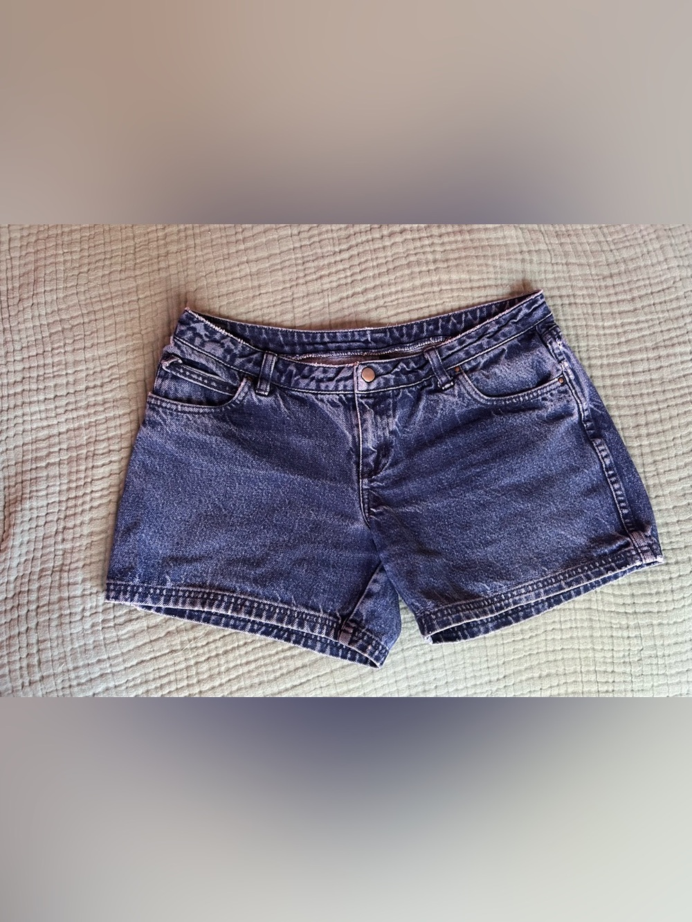 Hurley Dark Blue Denim Jean Shorts